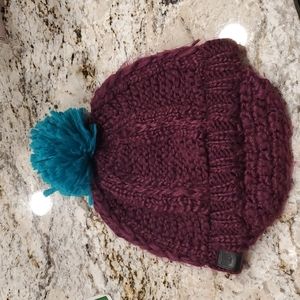 Purple Burton beanie